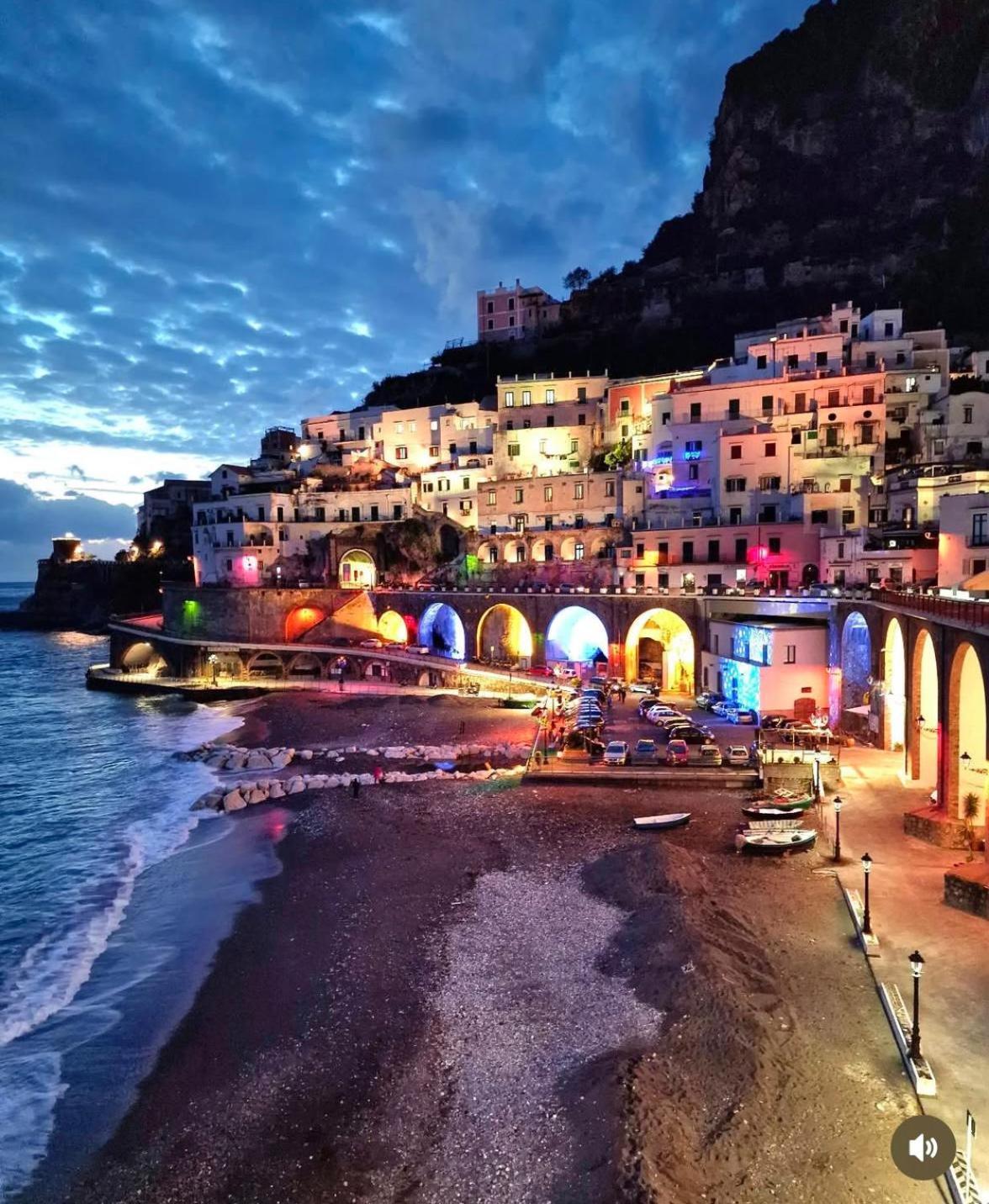 Apartmán Lo Scorcio Del Borgo Atrani Exteriér fotografie